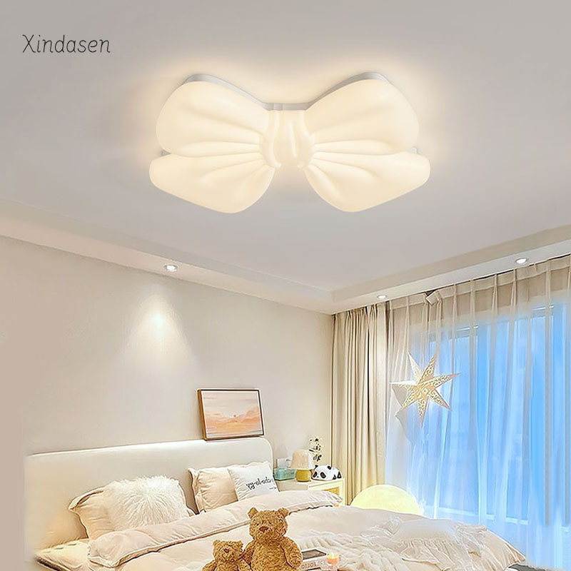 Baby Nursery Ceiling Light - Kids Ceiling Lamp Butterfly Bow Baby