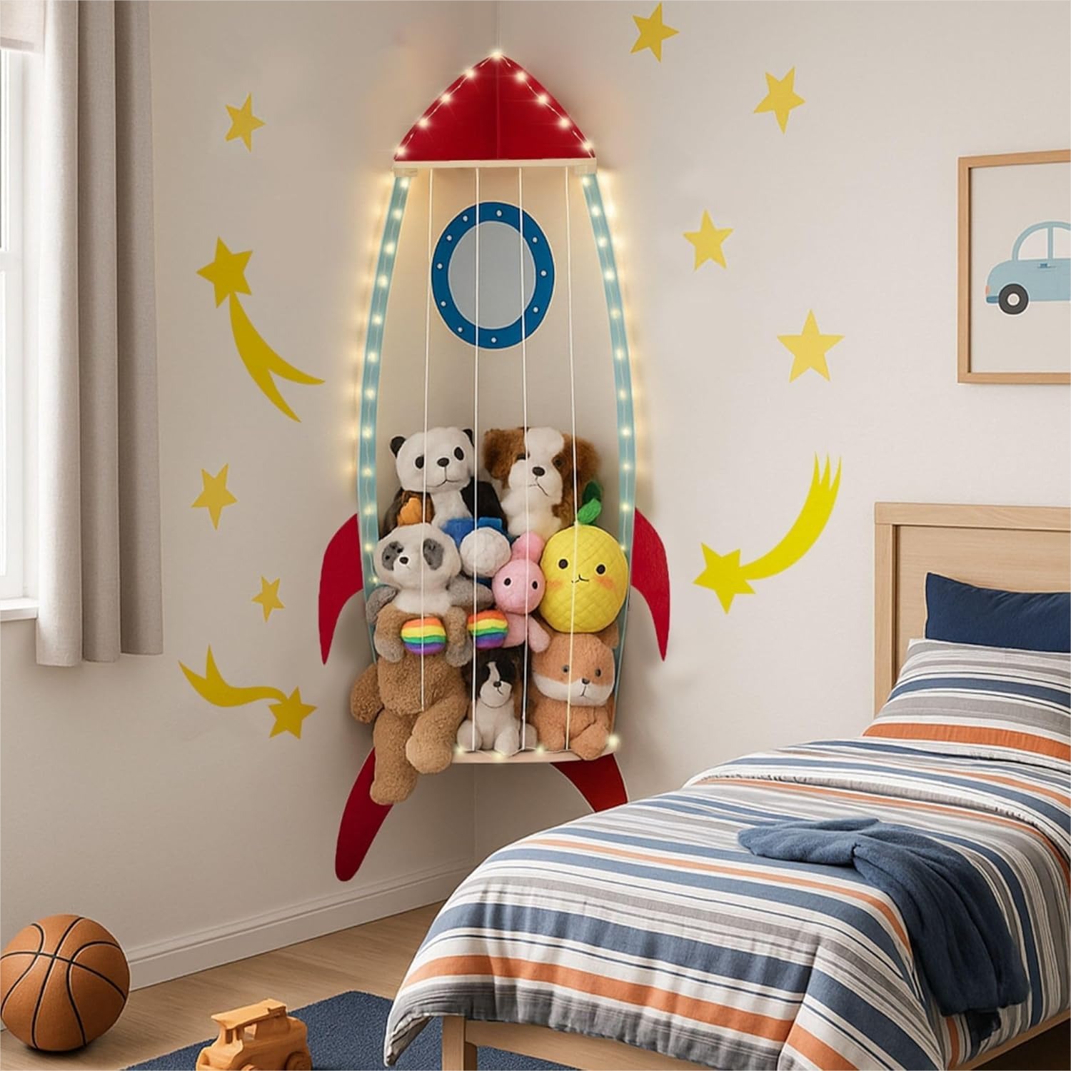 Baby Nursery Images - Wall Mounted Nursery Organizer for Stuffed
