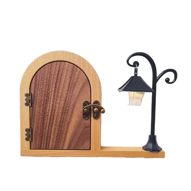 Baby Nursery Outlet - ABBO-Wooden Fairy Door Outlet Cover Plate