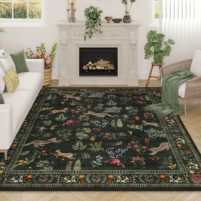 Carpet for Living Room Floral  - Soft Rug Nursery のレビューと価格