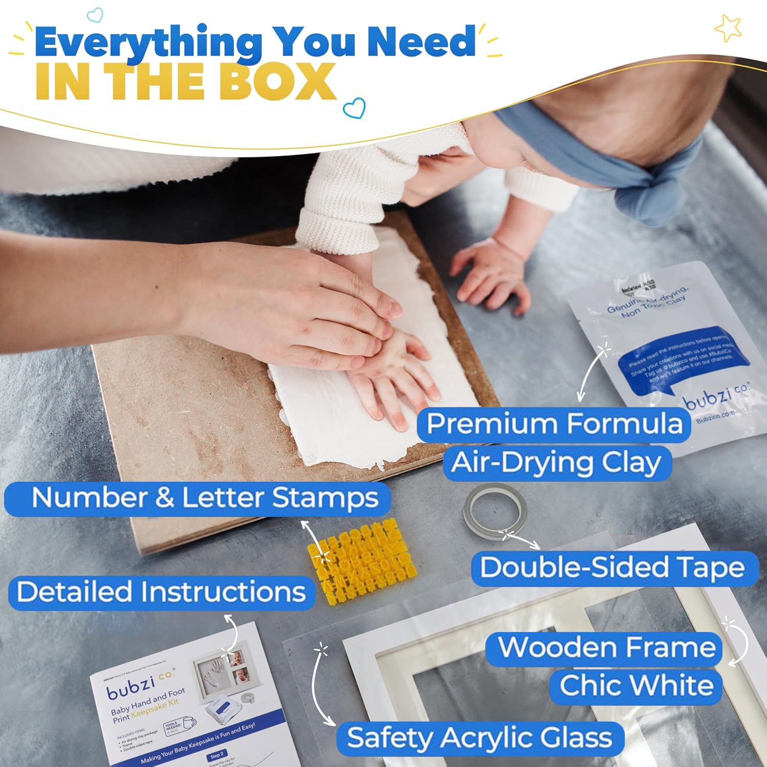 Baby Handprint & Footprint Kit - Baby Nursery Images のレビューと価格
