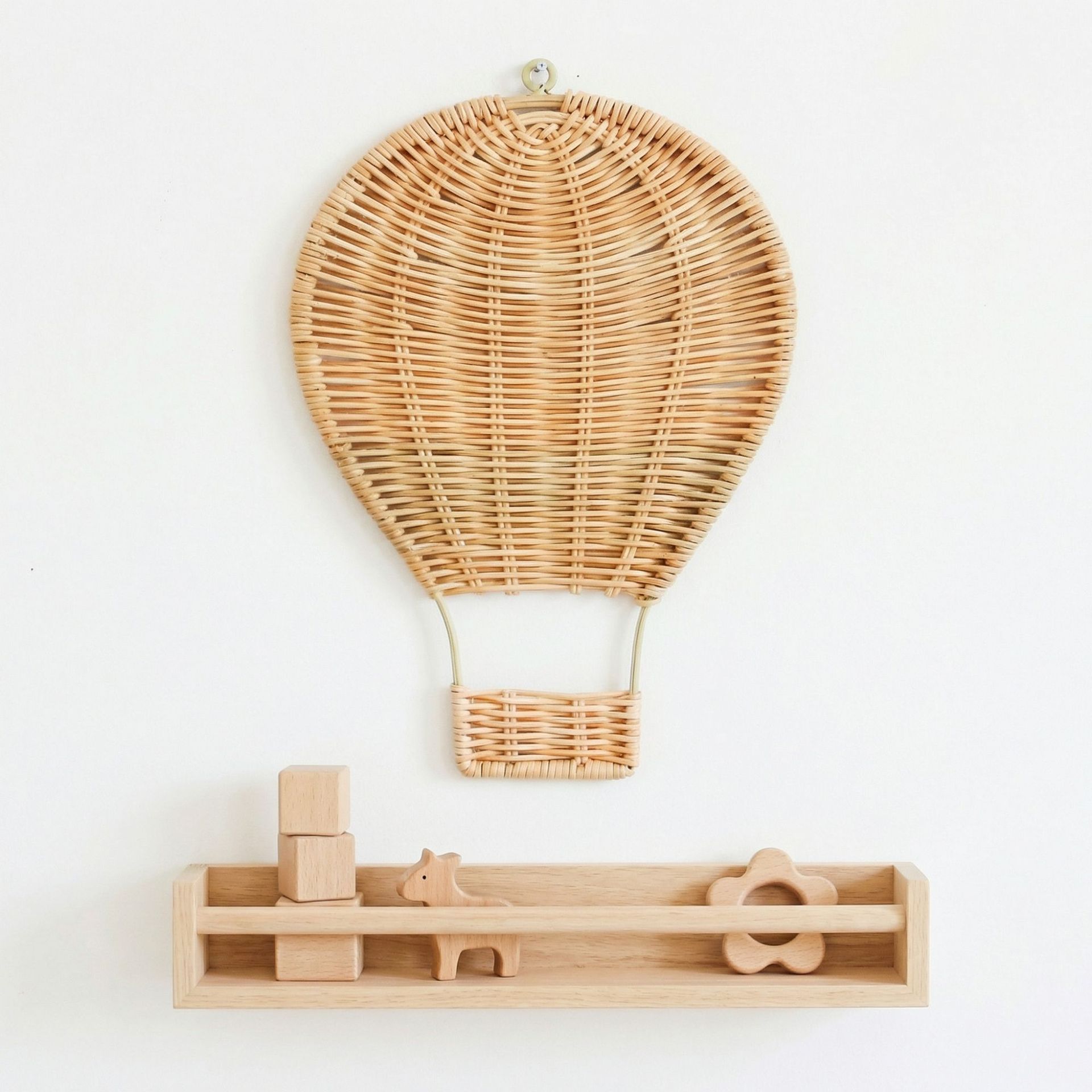 Handmade Rattan Woven Hot Air  - Baby Nursery Hot Air Balloon のレビューと価格
