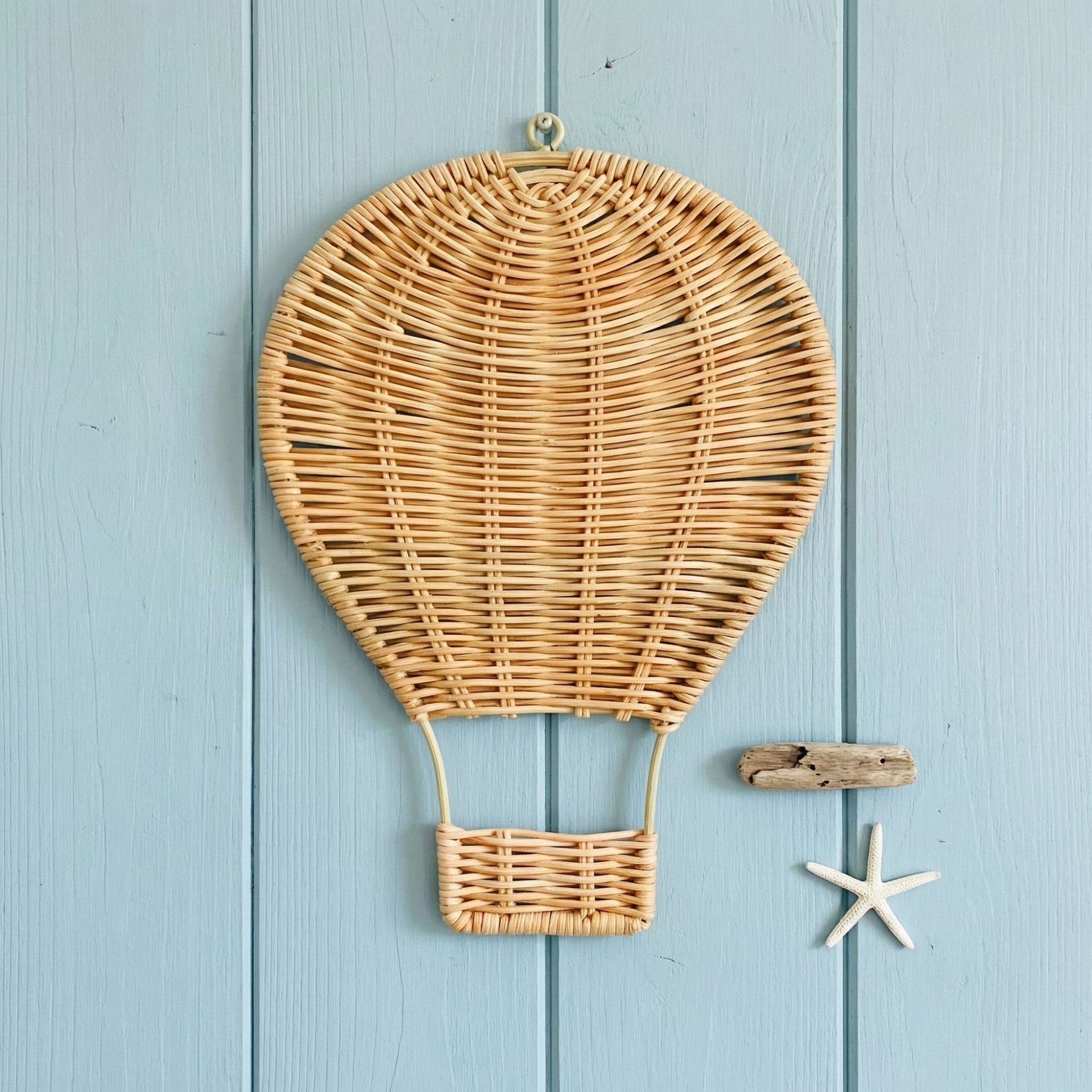 Handmade Rattan Woven Hot Air  - Baby Nursery Hot Air Balloon のレビューと価格