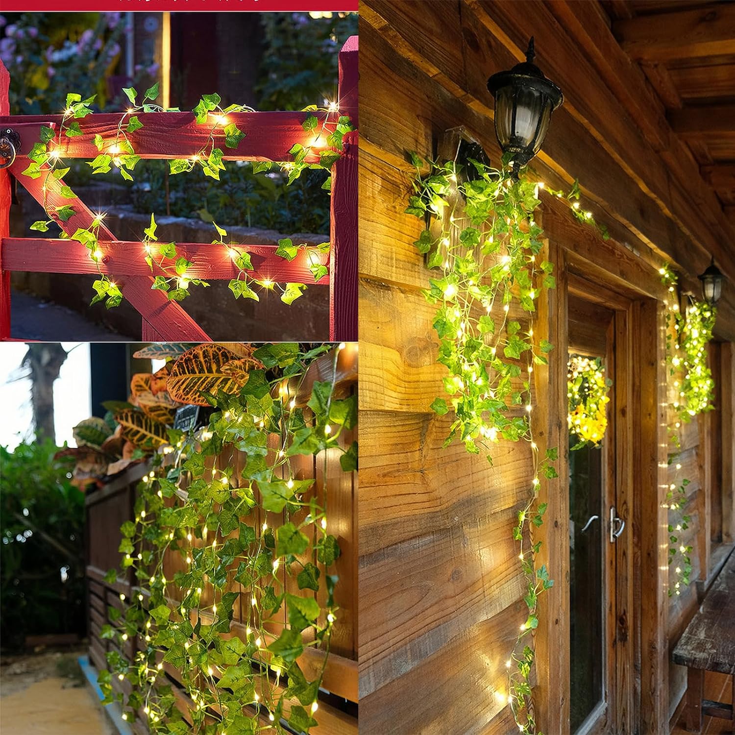 2M Green Leaf String Lights Ar - Baby Nursery Lamp のレビューと価格