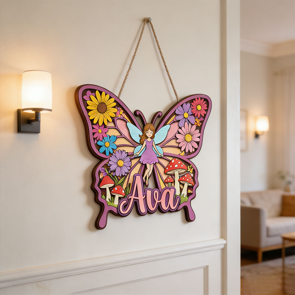 Custom Magical Butterfly Fairy - Baby Nursery Themes Girl のレビューと価格