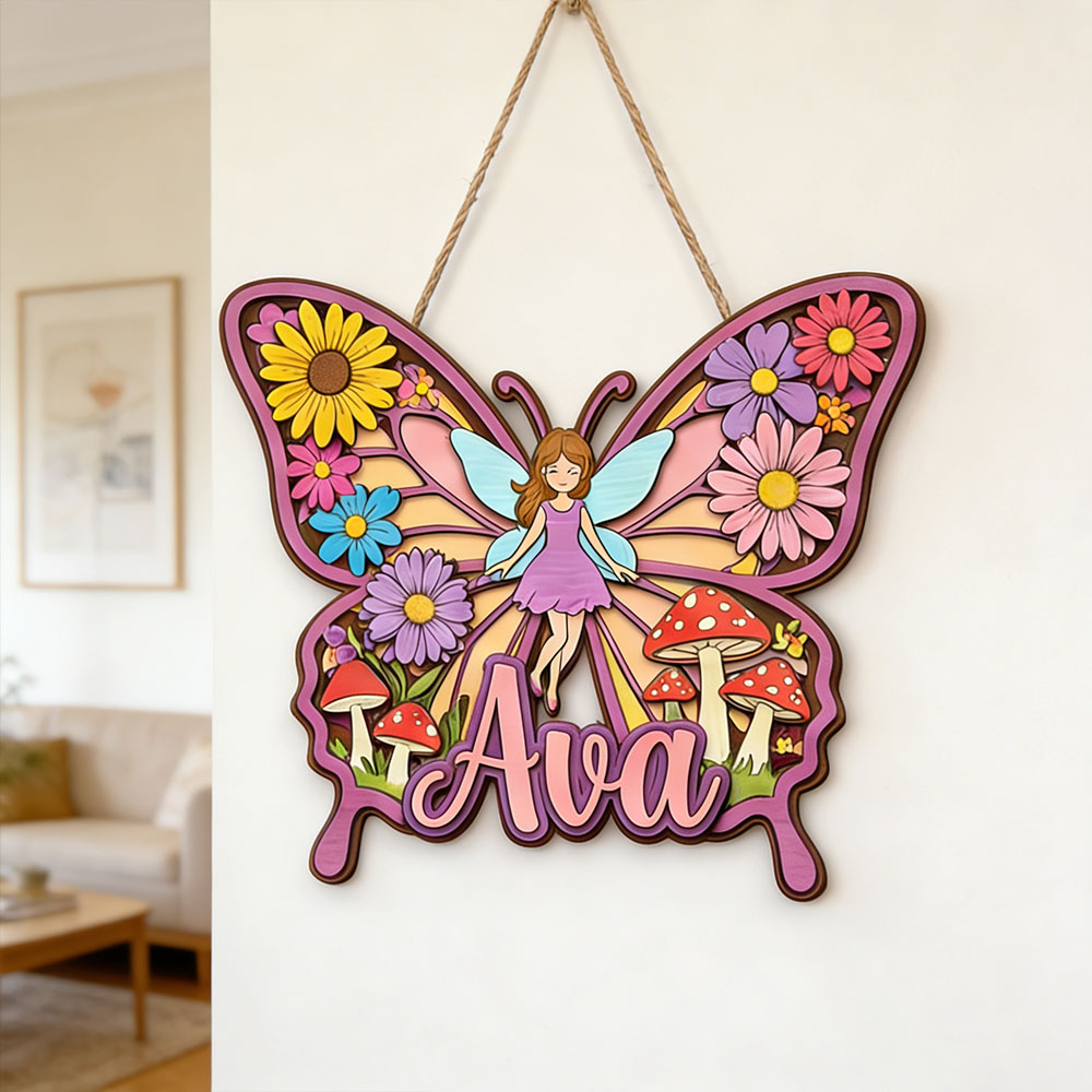 Custom Magical Butterfly Fairy - Baby Nursery Themes Girl のレビューと価格