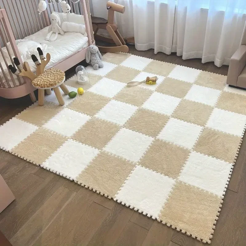 Soft Fluffy Puzzle Foam Floor  - Baby Nursery Rug のレビューと価格