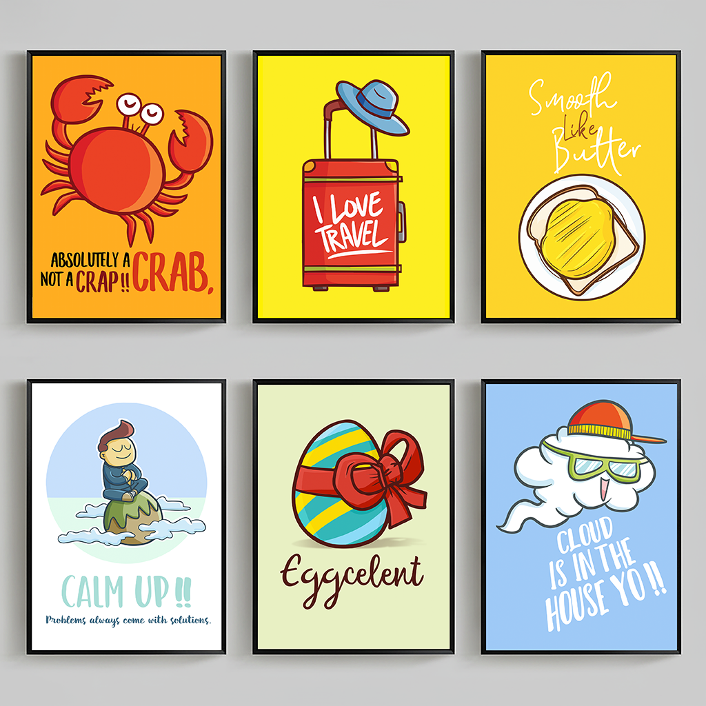 Cartoon Nursery Wall Art, Funn - Baby Nursery Quotes のレビューと価格