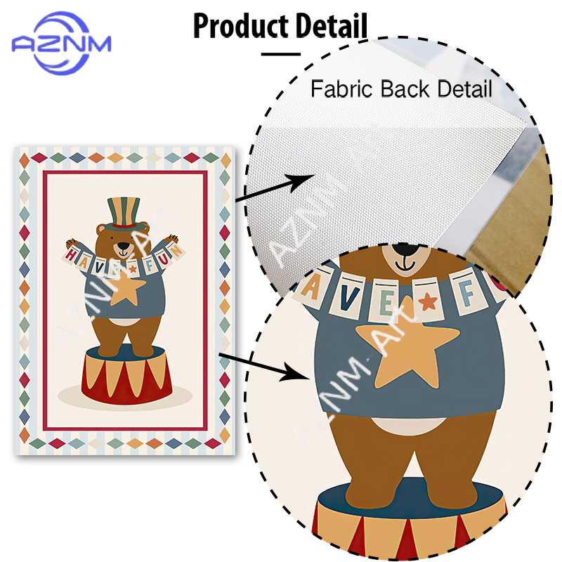 Circus Bear Magician Dog Quote - Baby Nursery Quotes のレビューと価格