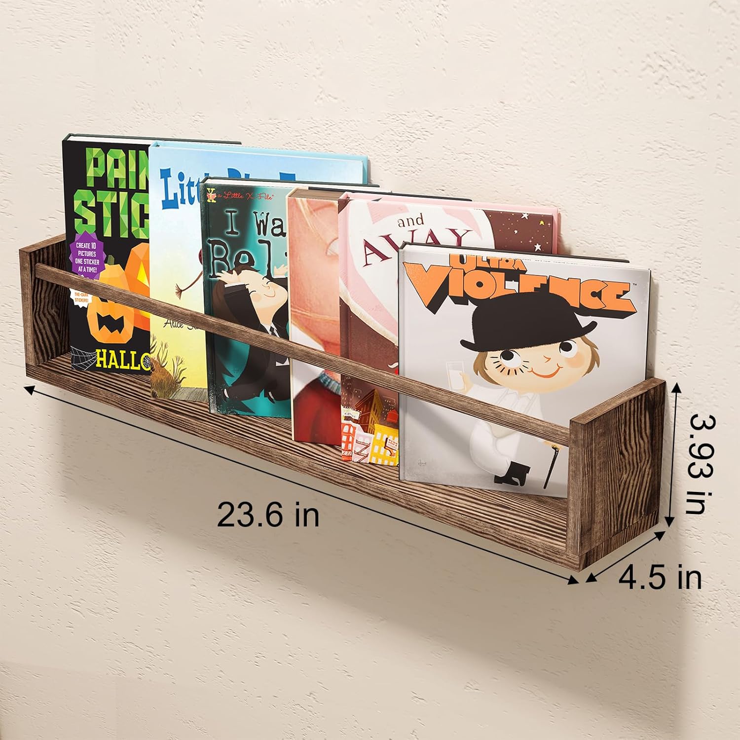 Nursery Book Shelves for Kids  - Baby Nursery Floating Shelves のレビューと価格
