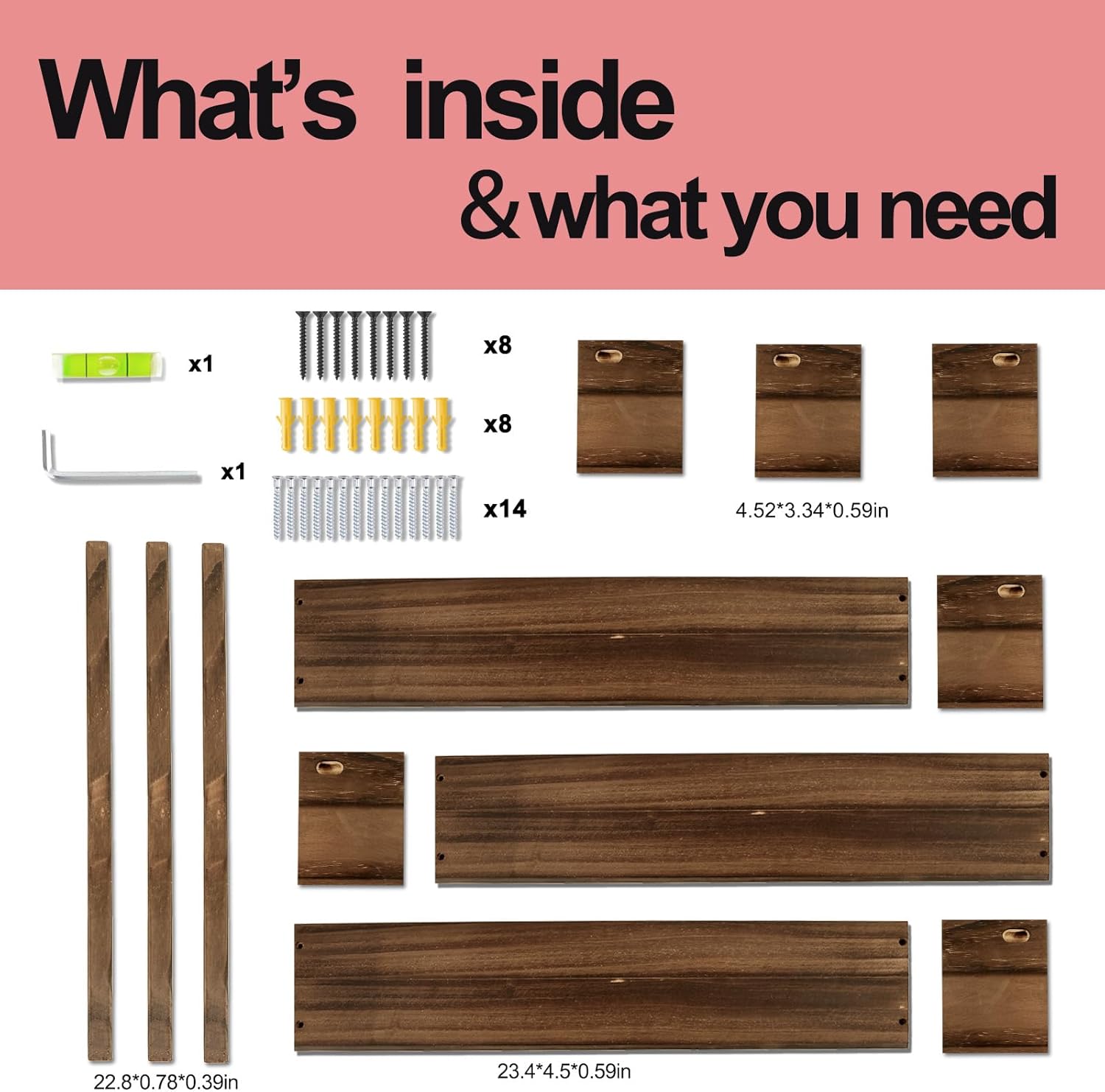 Nursery Book Shelves for Kids  - Baby Nursery Floating Shelves のレビューと価格