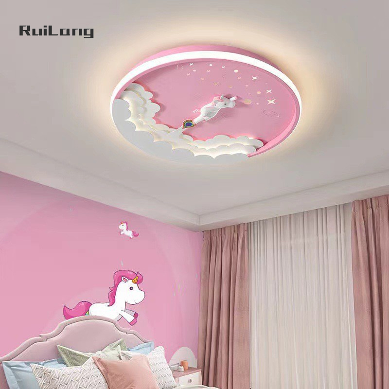 Cartoon Led Unicorn Ceiling La - Baby Nursery Ceiling Light のレビューと価格