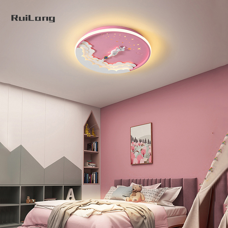 Cartoon Led Unicorn Ceiling La - Baby Nursery Ceiling Light のレビューと価格