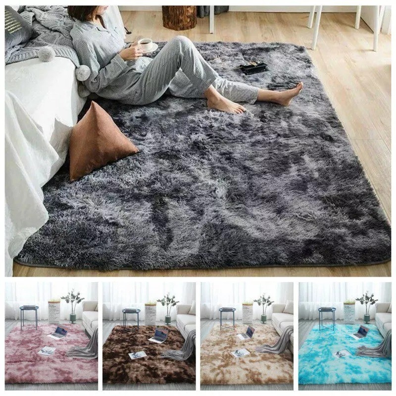 VIKAMA Tie-dye Shaggy Fluffy A - Soft Rug Nursery のレビューと価格