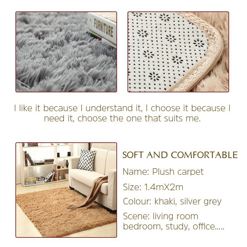 VIKAMA Tie-dye Shaggy Fluffy A - Soft Rug Nursery のレビューと価格