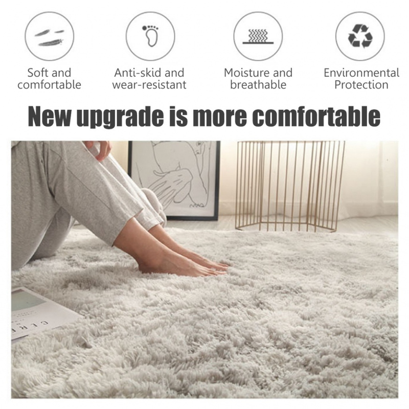 VIKAMA Tie-dye Shaggy Fluffy A - Soft Rug Nursery のレビューと価格