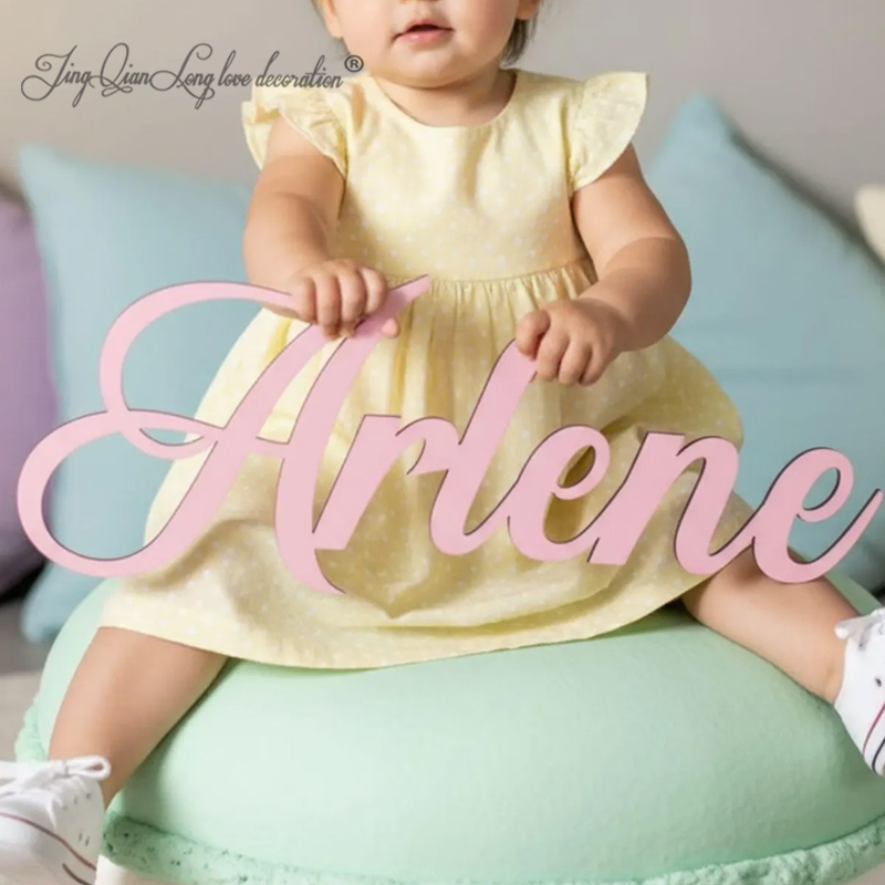 Custom Wooden Name Sign Baby N - Baby Nursery Name Letters のレビューと価格