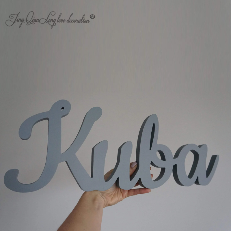 Custom Wooden Name Sign Baby N - Baby Nursery Name Letters のレビューと価格