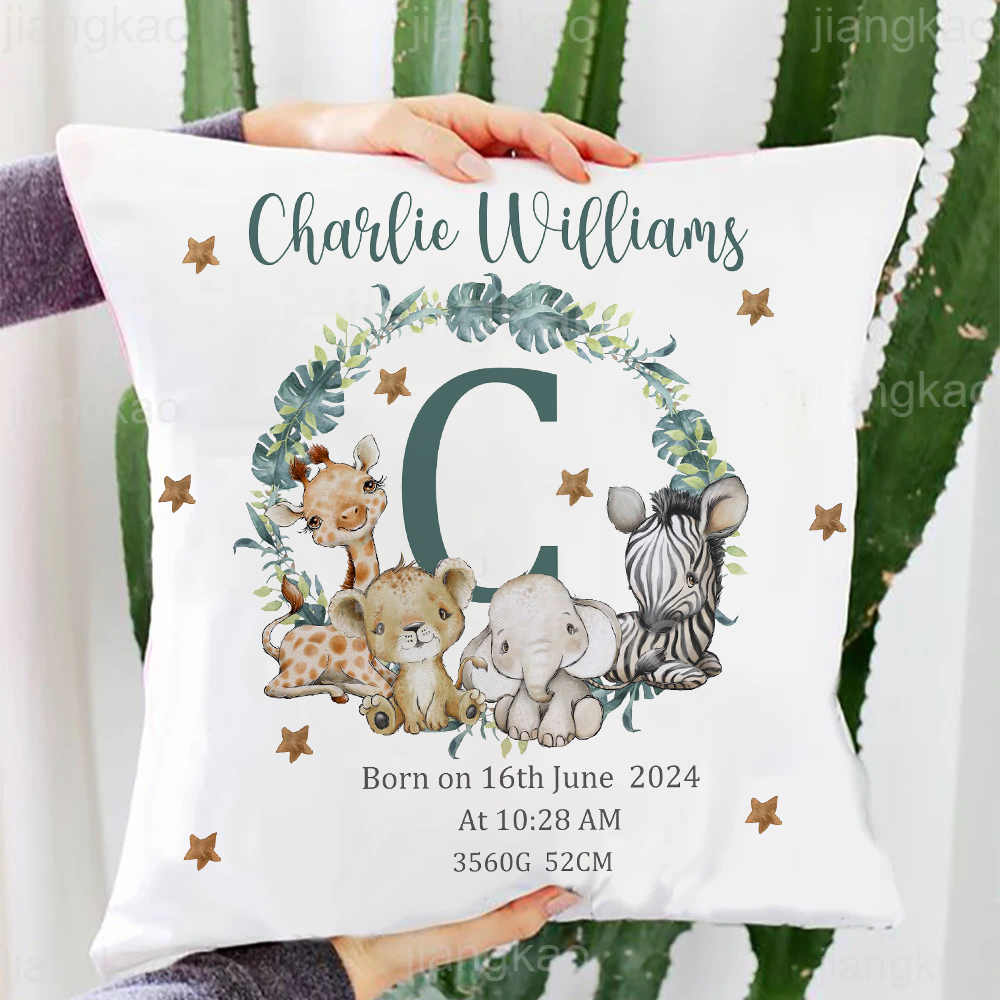 Personalized Safari Animal wit - Baby Nursery Name Letters のレビューと価格