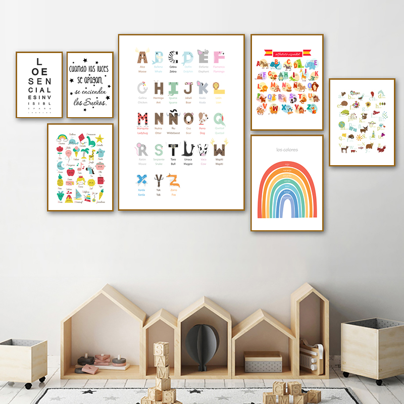 Spanish Kids Bedroom Art Decor - Baby Nursery Quotes のレビューと価格