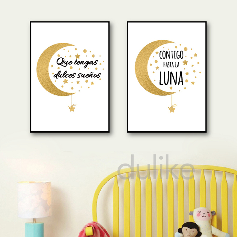 Spanish Kids Bedroom Art Decor - Baby Nursery Quotes のレビューと価格