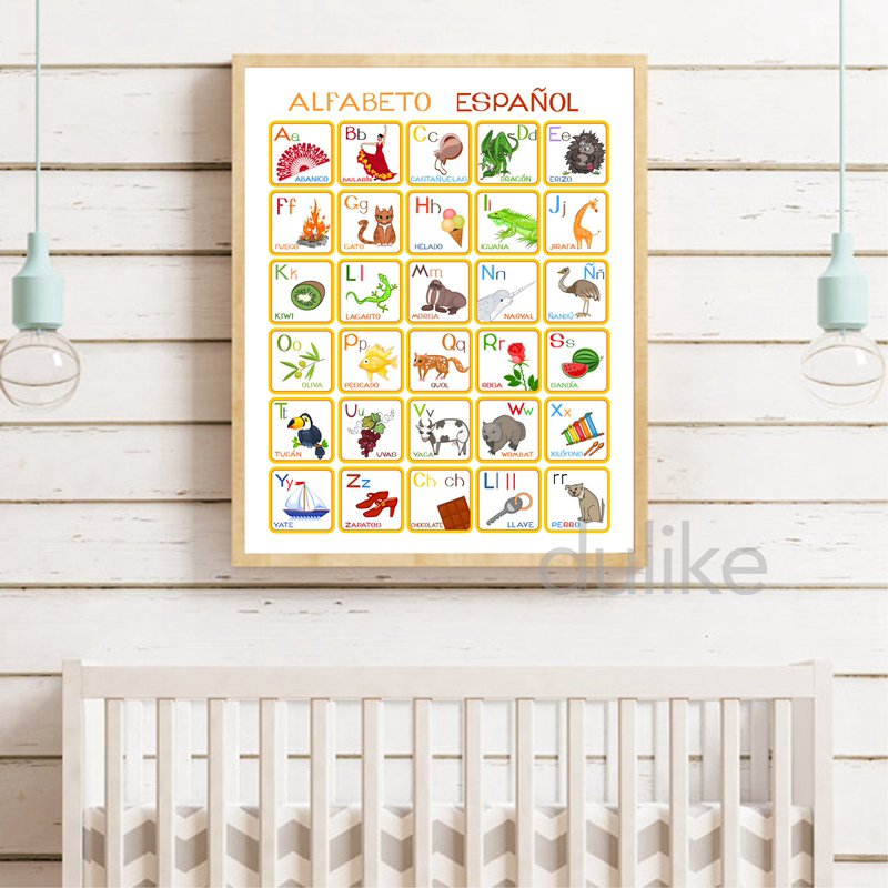 Spanish Kids Bedroom Art Decor - Baby Nursery Quotes のレビューと価格