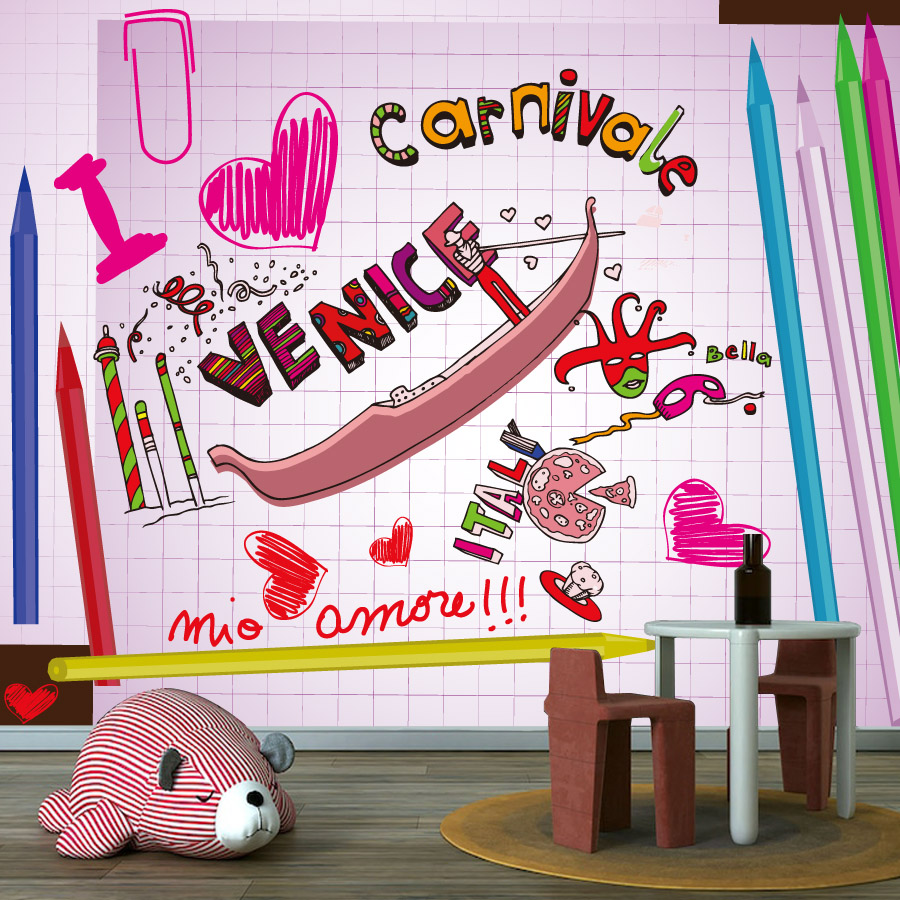 Cartoon Easy to Apply Peel and - Baby Nursery Peel And Stick Wallpaper のレビューと価格