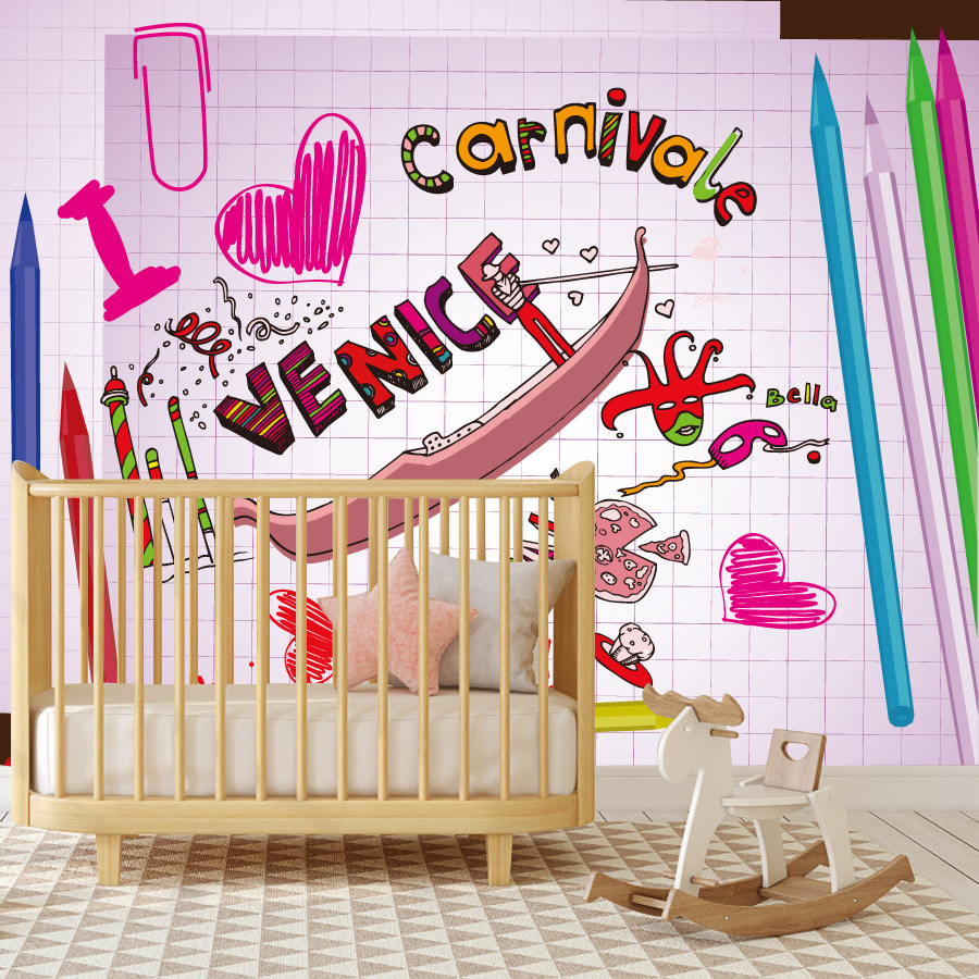 Cartoon Easy to Apply Peel and - Baby Nursery Peel And Stick Wallpaper のレビューと価格