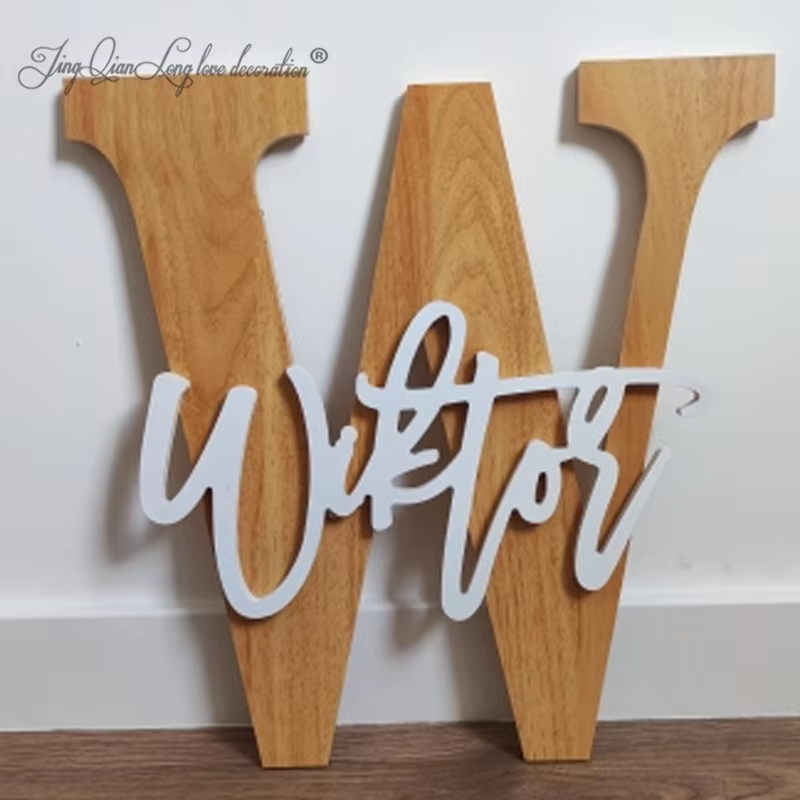 Custom wooden  Decor-Nursery N - Baby Nursery Name Letters のレビューと価格