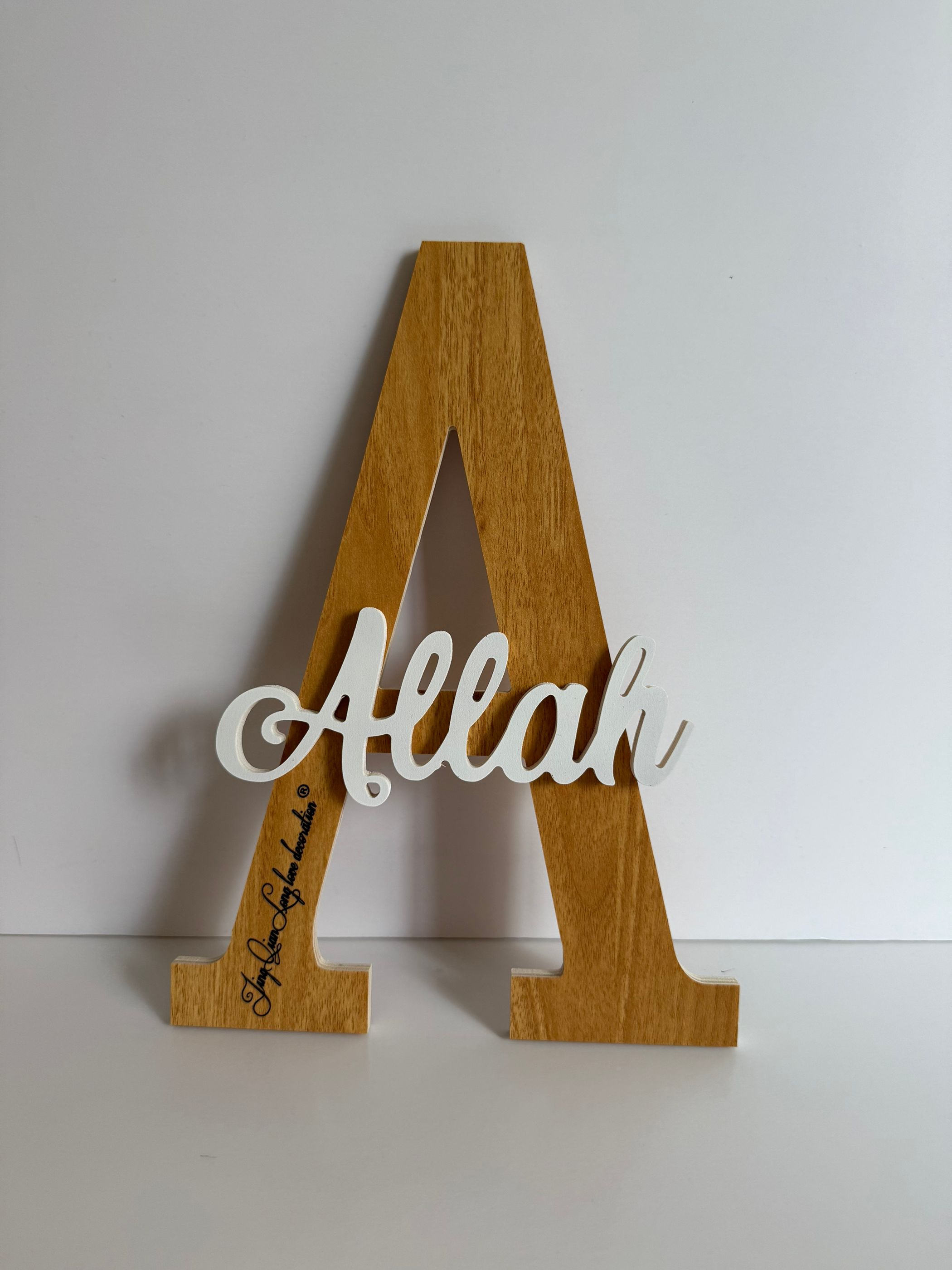 Custom wooden  Decor-Nursery N - Baby Nursery Name Letters のレビューと価格