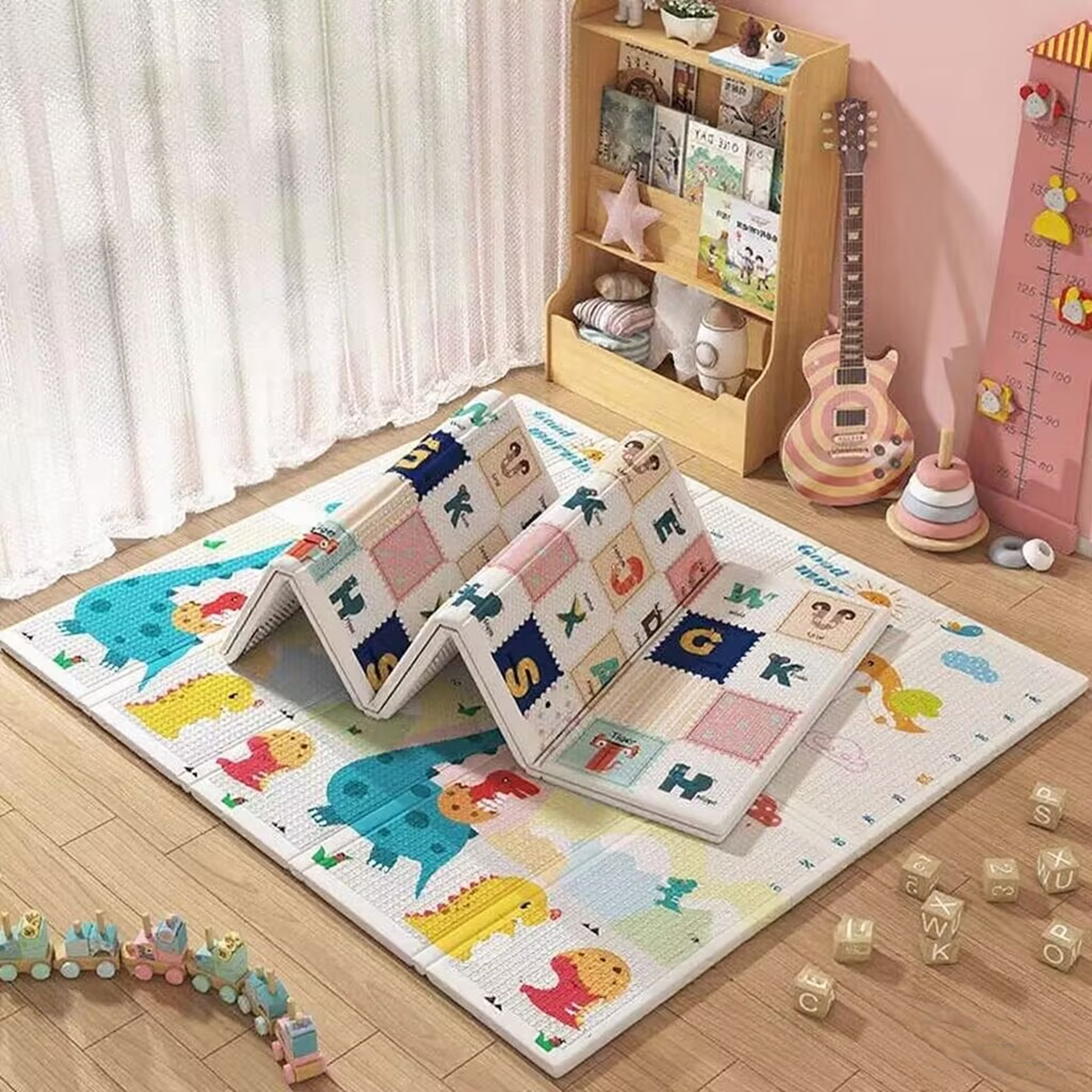 Non-Toxic Foldable Baby Play M - Baby Nursery Rug のレビューと価格