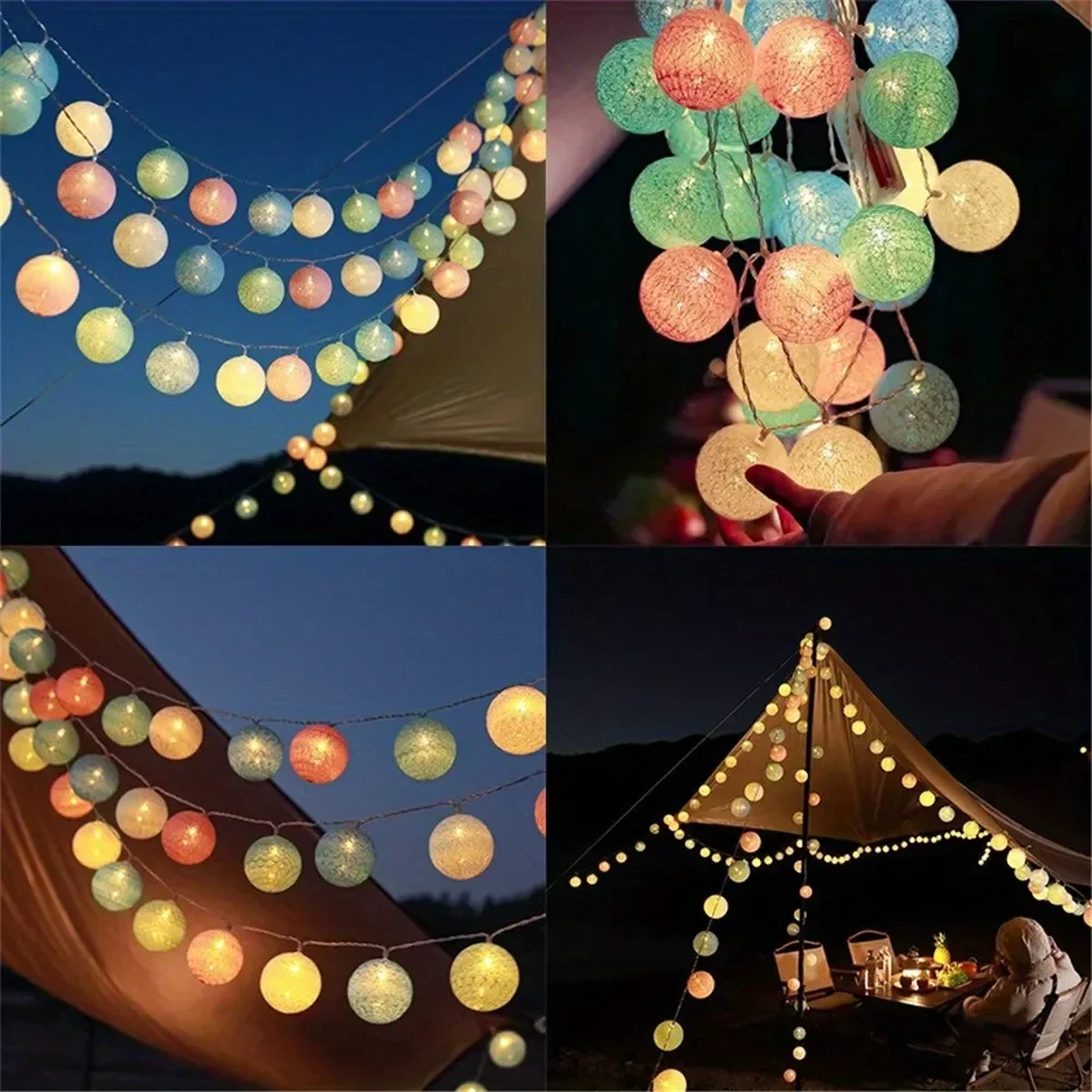 Halloween Cotton Garland Balls - Baby Nursery Lamp のレビューと価格
