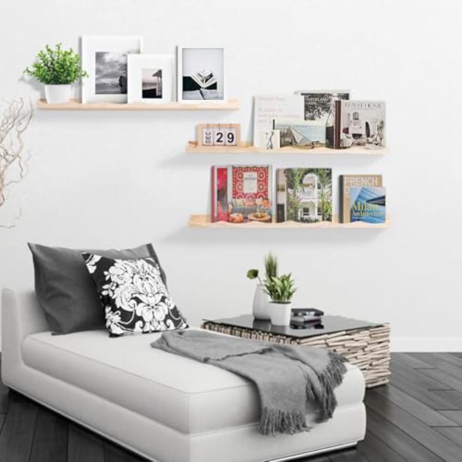 Floating Bookshelf for Floatin - Baby Nursery Floating Shelves のレビューと価格