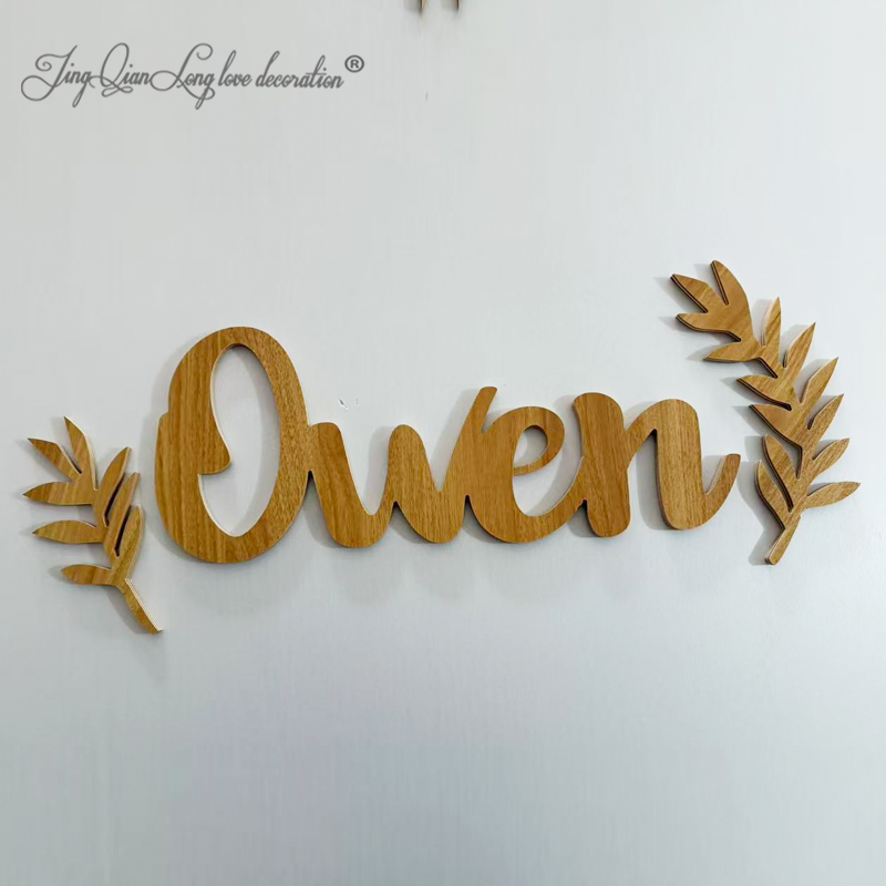 Custom Wooden Nameplate Person - Baby Nursery Name Letters のレビューと価格
