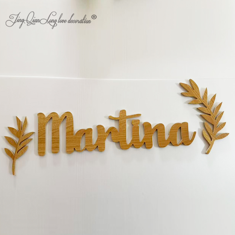 Custom Wooden Nameplate Person - Baby Nursery Name Letters のレビューと価格