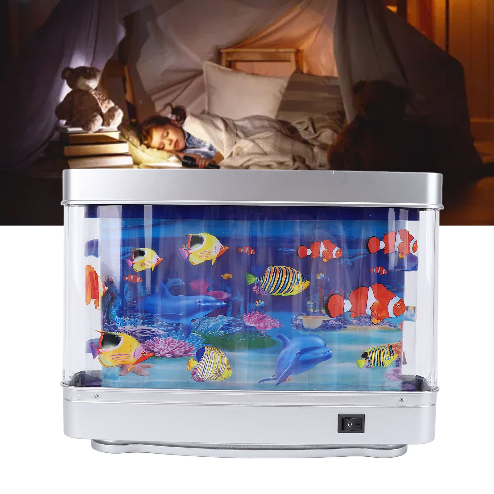 Fake Fish Tank Lamp Mini Decor - Baby Nursery Lamp のレビューと価格