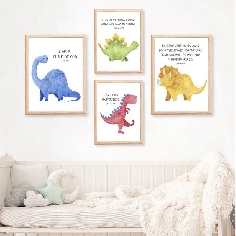 Kid's Bible Verse Quote Prints - Baby Nursery Quotes のレビューと価格