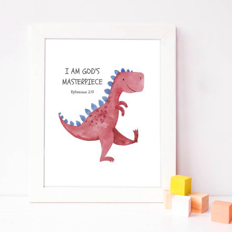 Kid's Bible Verse Quote Prints - Baby Nursery Quotes のレビューと価格