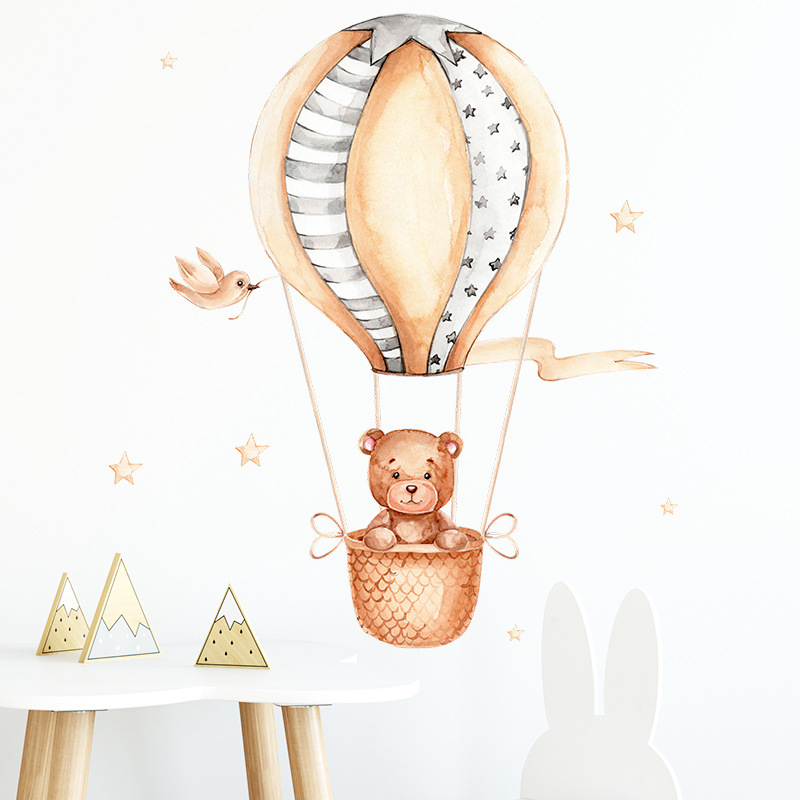 Little Bear Hot Air Balloon Wa - Baby Nursery Hot Air Balloon のレビューと価格