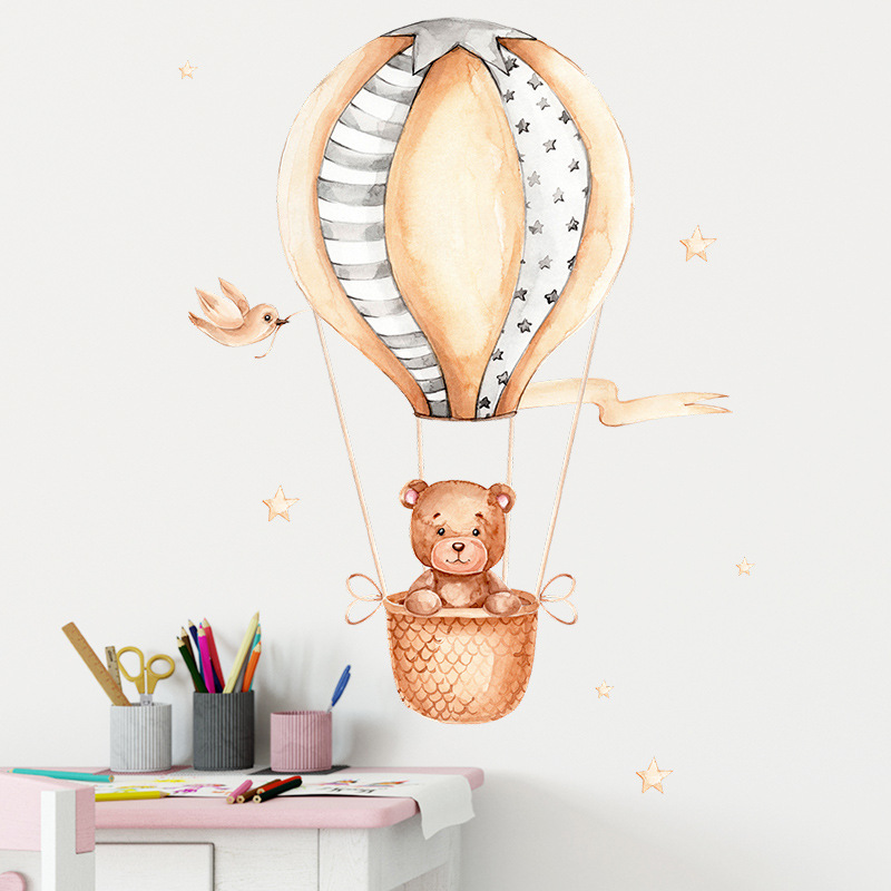 Little Bear Hot Air Balloon Wa - Baby Nursery Hot Air Balloon のレビューと価格