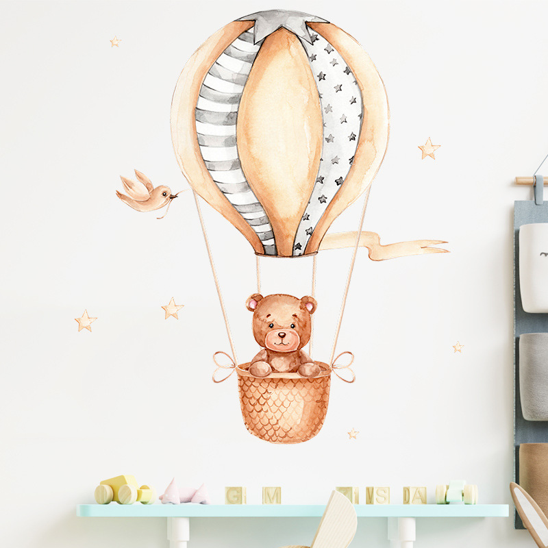 Little Bear Hot Air Balloon Wa - Baby Nursery Hot Air Balloon のレビューと価格