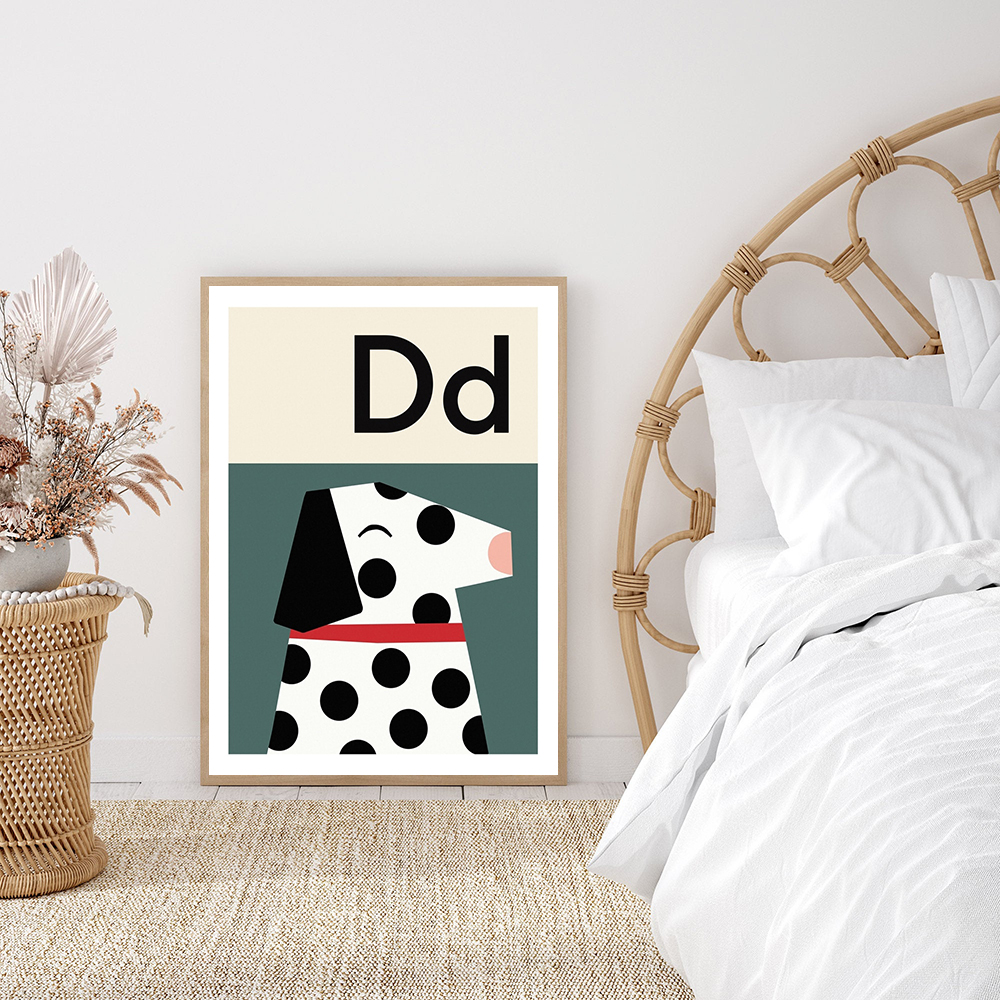 Cartoon ABCD Alphabet Poster E - Baby Nursery Images のレビューと価格