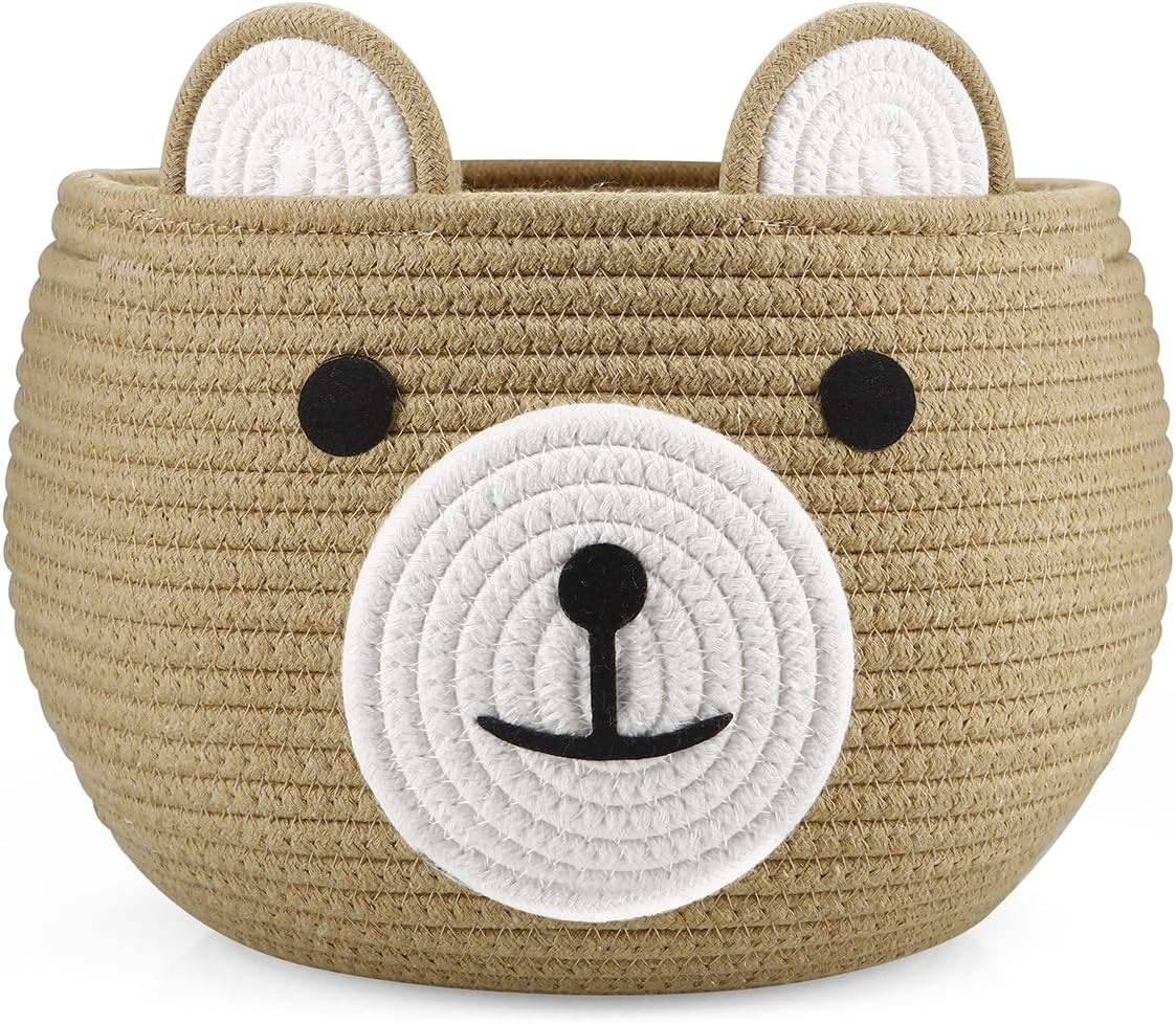 Cotton Rope Baby Basket, Cute  - Baby Nursery Images のレビューと価格