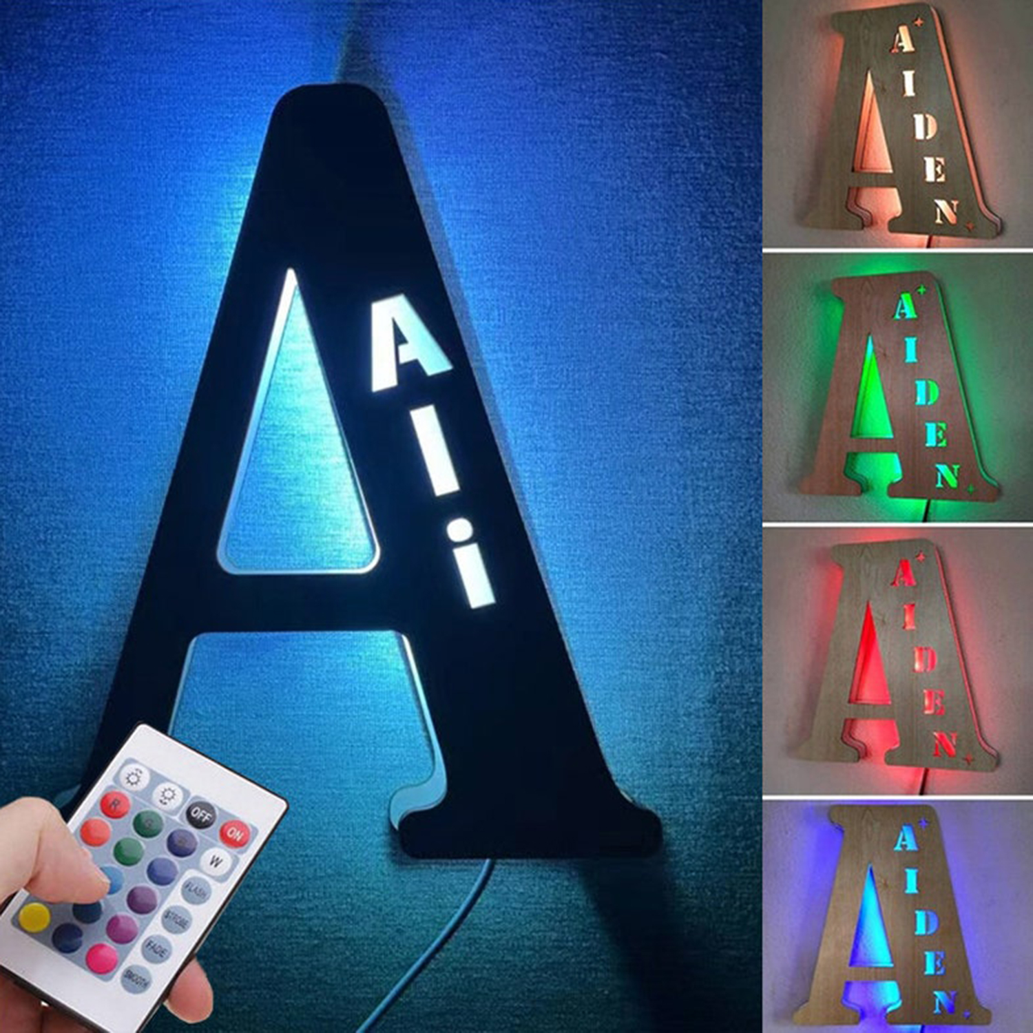 Personalized Wall Decor 26 Let - Baby Nursery Lamp のレビューと価格