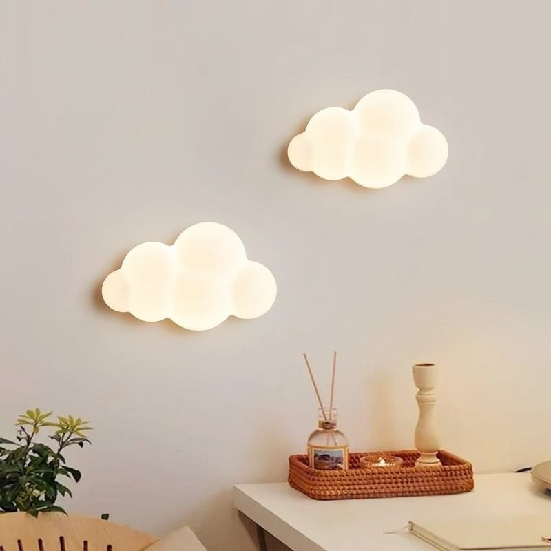 White Cloud Wall Lights Childr - Baby Nursery Lamp のレビューと価格