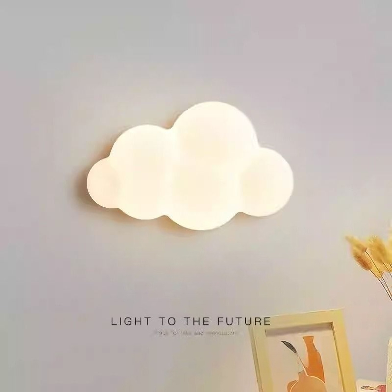 White Cloud Wall Lights Childr - Baby Nursery Lamp のレビューと価格