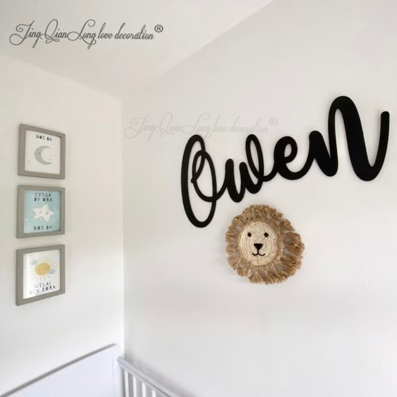 Custom Decorative Wooden Sign  - Baby Nursery Name Letters のレビューと価格