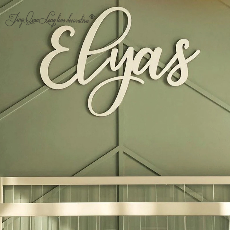 Custom Wooden Name Sign SCRIBB - Baby Nursery Name Letters のレビューと価格