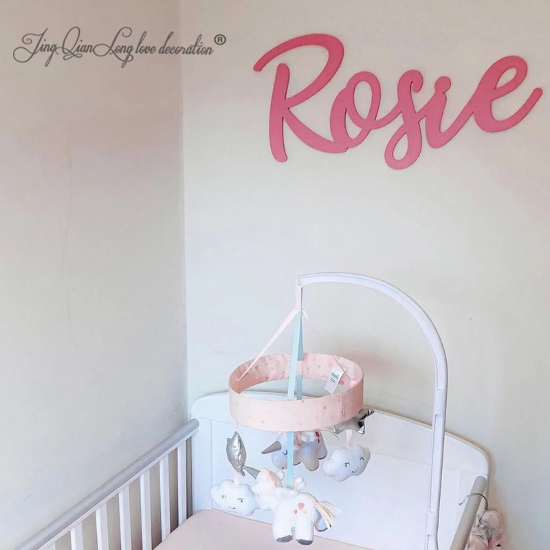 Custom Wooden Name Sign SCRIBB - Baby Nursery Name Letters のレビューと価格