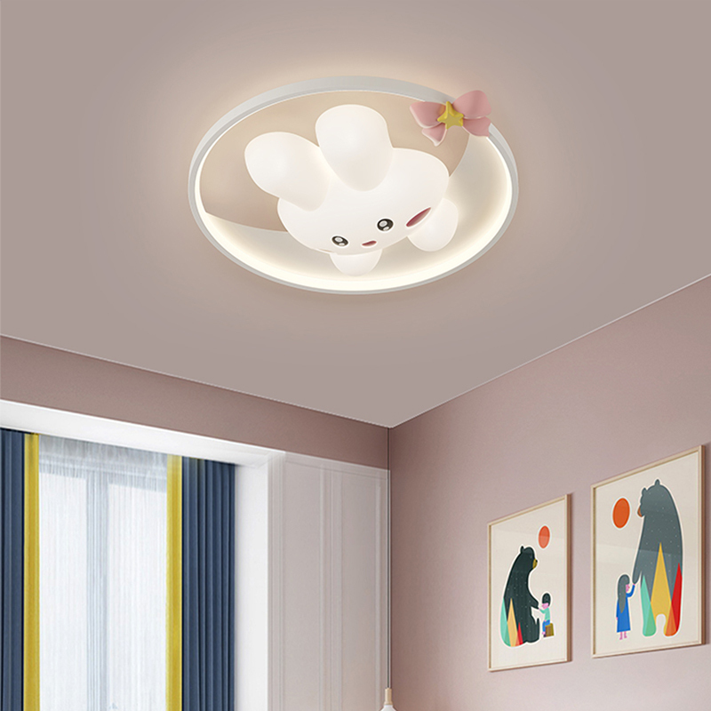 New 3D Rabbit Ceiling Lamp Car - Baby Nursery Ceiling Light のレビューと価格